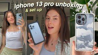 unboxing the iPhone 13 pro + set up