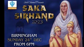 LIVE: Saka Sirhand Day 2 - Gurdwara Sachkhand Isher Darbar (West Bromwich(