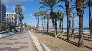 December 29th 2024 Torremolinos Beach Sunday Walk,  Malaga Province,  Spain