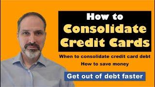 How to consolidate credit card debt