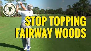 HOW TO STOP TOPPING YOUR FAIRWAY WOODS & HYBRIDS - HIT EM’ CLEAN!