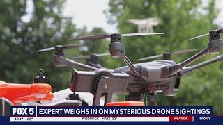 Drone sightings continue across DMV; expert claims feds know more