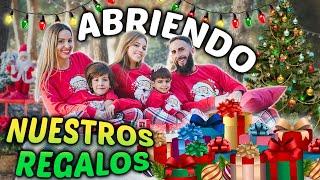 ABRIENDO LOS REGALOS DE NAVIDAD TODA LA FAMILIA | Familia Amiguindy