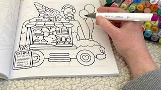ASMR Color With Me | No Talking for Ultimate Relaxation  (marker sounds)