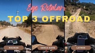 Suzuki v strom dl 650 xt Off-Road Performansı !!!  \  EN ZORLU 3 YOL !  \  Ege Rotaları [4K]