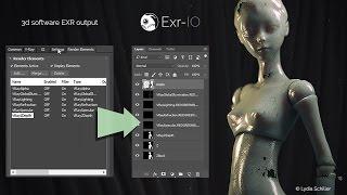 Exr-IO - Exr in Photoshop in 60 seconds: Featurette