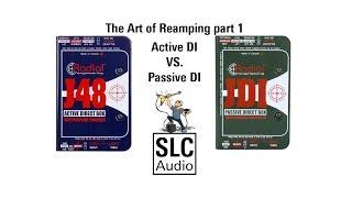 The Art of Reamping Part 1: Using an INLINE DI active vs passive