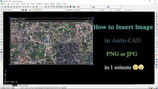 How to Insert Image in Auto-CAD 2007