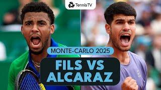 Arthur Fils & Carlos Alcaraz ROLLERCOASTER | Monte-Carlo 2025 Quarter-Finals Highlights