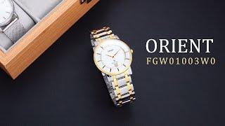 Review đồng hồ Orient FGW01003W0 vỏ máy pin thiết kế mỏng chỉ 7mm.