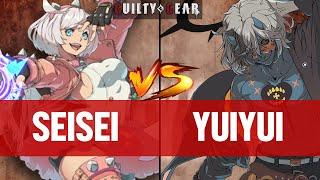 【GGST】SEISEI(ELPHELT) vs YUIYUI(CHAOS) ▰ Guilty Gear Strive | High Level Gameplay