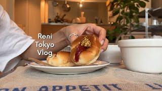 Vlog(Eng) 1monthサマリー/韓国購入品 / 毎日朝ごはん/ 二子玉川でカレーと花火