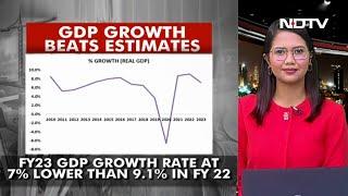 India's GDP Growth Beats Estimates, Fiscal Deficit Narrows