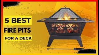  Best Fire Pits for a Deck ️ Top 5 Tested & Buying Guide