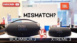 JBL Boombox 3 vs Xtreme 3 sound comparison 