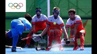 Field hockey penalty corner DefenceㅣIndia And Great Britain!