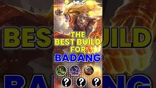 Best Build For Badang! Mobile Legends #shorts