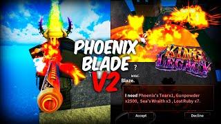 COMO OBTENER LA PHOENIX BLADE V2 UPDATE 4.6 | KING LEGACY