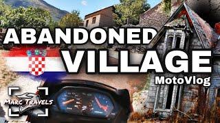 Found an ABANDONED VILLAGE in Croatia - Motovlog #7, MARC TRAVELS