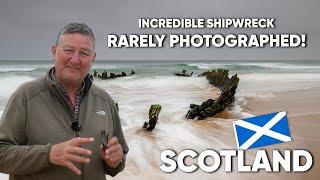 Rarely Photographed Shipwreck - Scotland's Hidden Gem!
