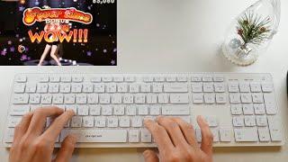 [ASMR] 알록달록 캐릭터 꾸미기와 여러가지 키보드 소리⌨ | 첫 게임 ASMR!!