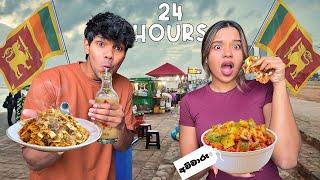 Eating Only Food We Crave In Sri Lanka for 24hrs  Yash and Hass | Challenge