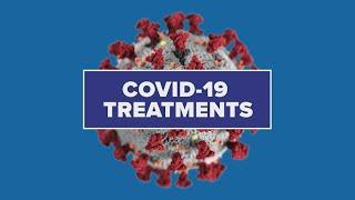 What are the 4 main treatments for COVID-19?