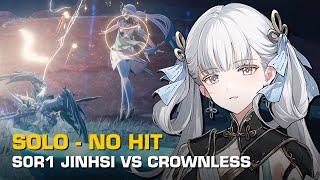 S0R1 Jinhsi vs Lv90 Crownless: Newborn Desires | Solo + No Damage Taken