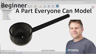 Fusion 360 — Beginner — A Part Everyone Can Model — #LarsLive 83