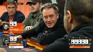 Hossein Ensan Rivers Quads | Classic Hands - MILLIONS UK 2020 | partypoker