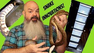 Snake Keeping Equipment is EVOLVING: Check out this new snake rack! (plus other stuff)