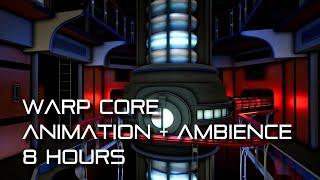  TNG Animated Warp Core Ambience *8 Hours* (Pulsing hum, relaxing)