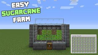 Minecraft: Easiest Automatic Sugarcane Farm! 1.20+ WORKING