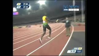 Final Masculina 4x100 Atletismo (Record Mundial) - Juegos Olimpicos Londres - Relato Gonzalo Bonadeo