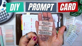  How To: DIY Gentle Plan Prompt Cards | Gentle Planning
