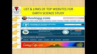 List of Top-10 Useful Websites for Geology/Earth Science Study