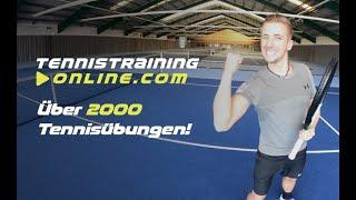 Diese Plattform bietet über 2000 Tennisübungen!  tennistraining-online.com