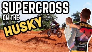 RIDING SUPERCROSS ON THE HUSQVARNA 450 | Christian Craig Training for Supermotocross