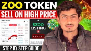 Zoo Token Sell on High Price | Zoo Airdrop Withdrawal Process | Zoo Airdrop Listing Time | Zoo Token