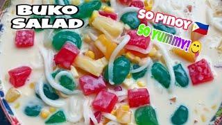 CREAMY BUKO SALAD| DELICIOUS DESSERT|HOW TO MAKE CREAMY BUKO SALAD| YUMMYLICIOUS WITH ROSE