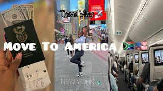 Moving To America  from South Africa  | prep | New York City | Travel Vlog | USA