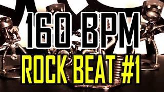 160 BPM - Rock Beat #1 - 4/4 Drum Beat - Drum Track