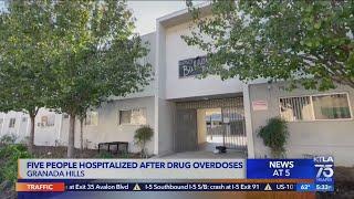 5 people hospitalized after overdoses in Granada Hills