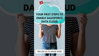 Your First Steps to Enable Salesforce Data Cloud #shorts #salesforce