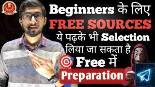 Beginners के लिए Free Sources for SSC CGL 2023 Exam | 1st Attempt में Selection के लिए Free Sources