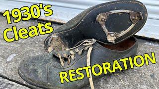 1930's WlLSON Baseball Cleats Restoration