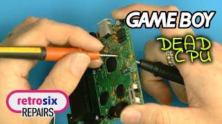 Game Boy DMG Dead CPU - RetroSix Repairs