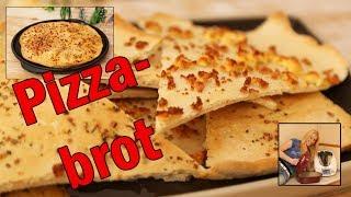 Pizzabrot mit dem Thermomix und dem rockcrok® Grillstein von Pampered Chef