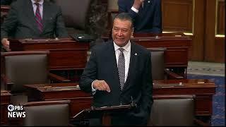 WATCH: Sen. Padilla's full Senate floor speech recounting his removal from Noem's LA briefing