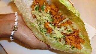 Sweet Potato Lettuce Wraps | Show Me The Curry Vegetarian Recipe